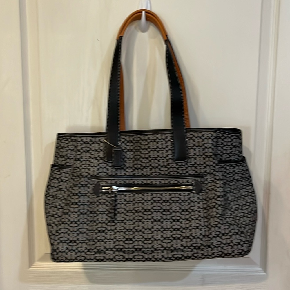 NWOT COACH Signature black tote